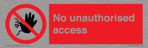 No unauthorised access